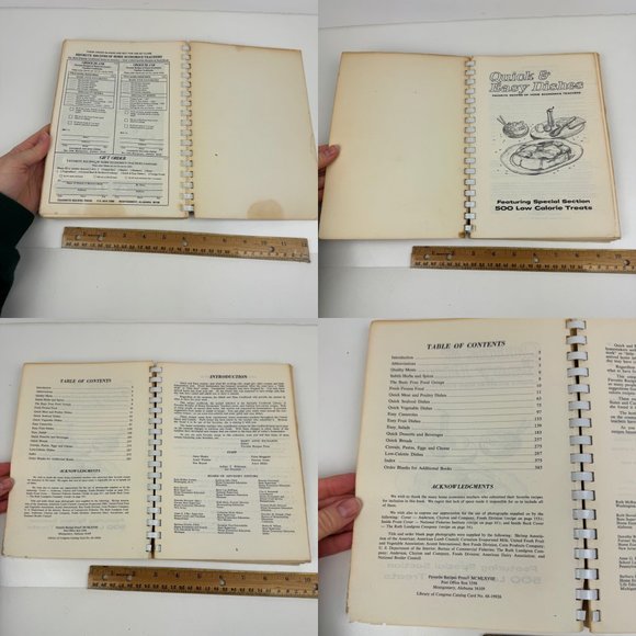 Vtg 70s Cookbooks Hardcover Microwave Miracles Paperback Quick Dishes Eco Teach - Picture 10 of 10